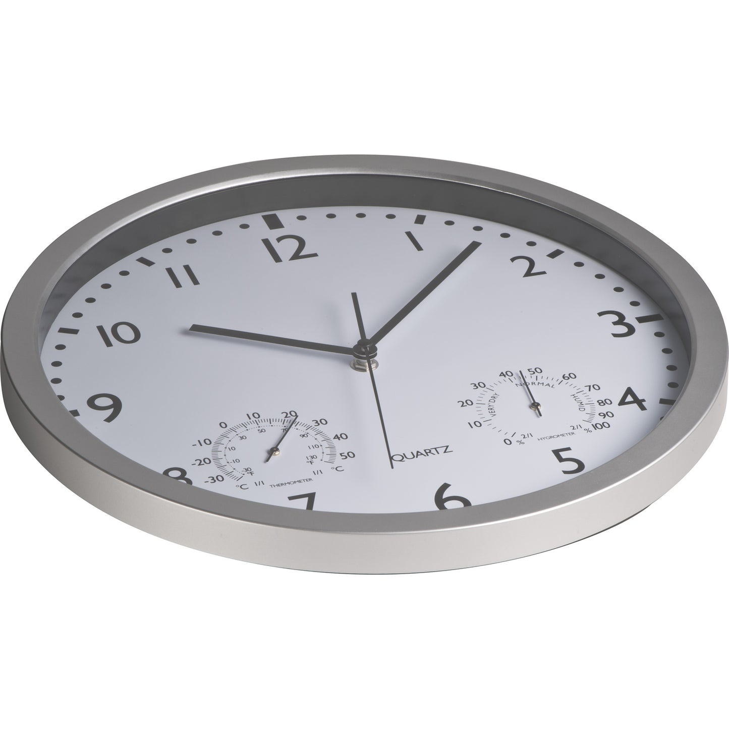 Wanduhr mit Hygro - und Thermometer LUIZA