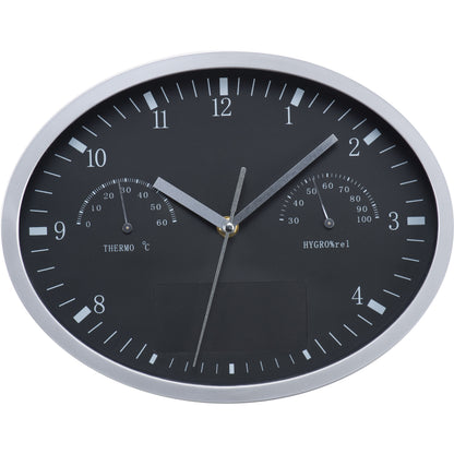 Wanduhr mit Hygro- und Thermometer HENRY