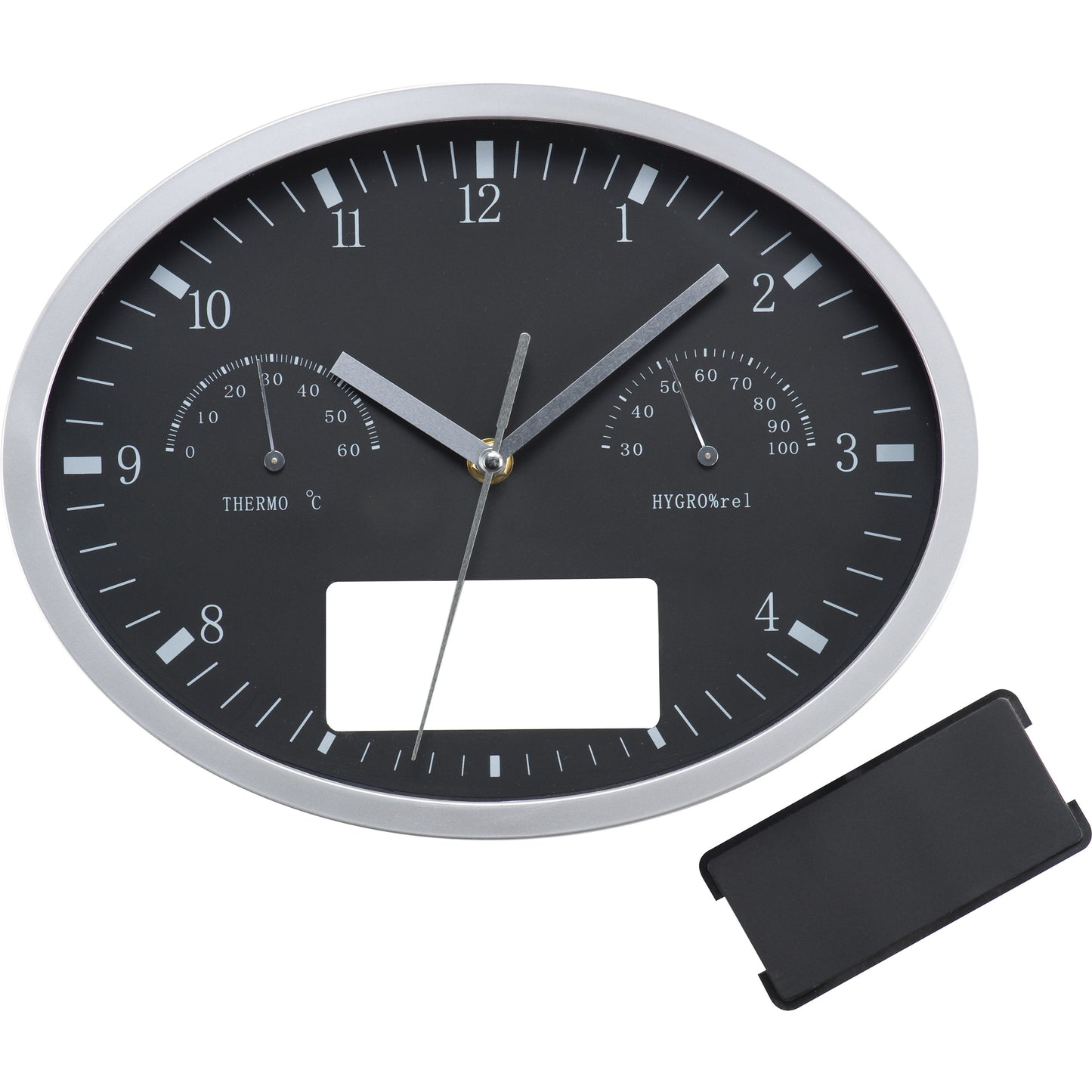 Wanduhr mit Hygro- und Thermometer HENRY