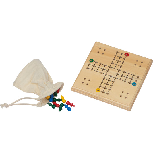LUDO Spiel aus Holz GREGORY