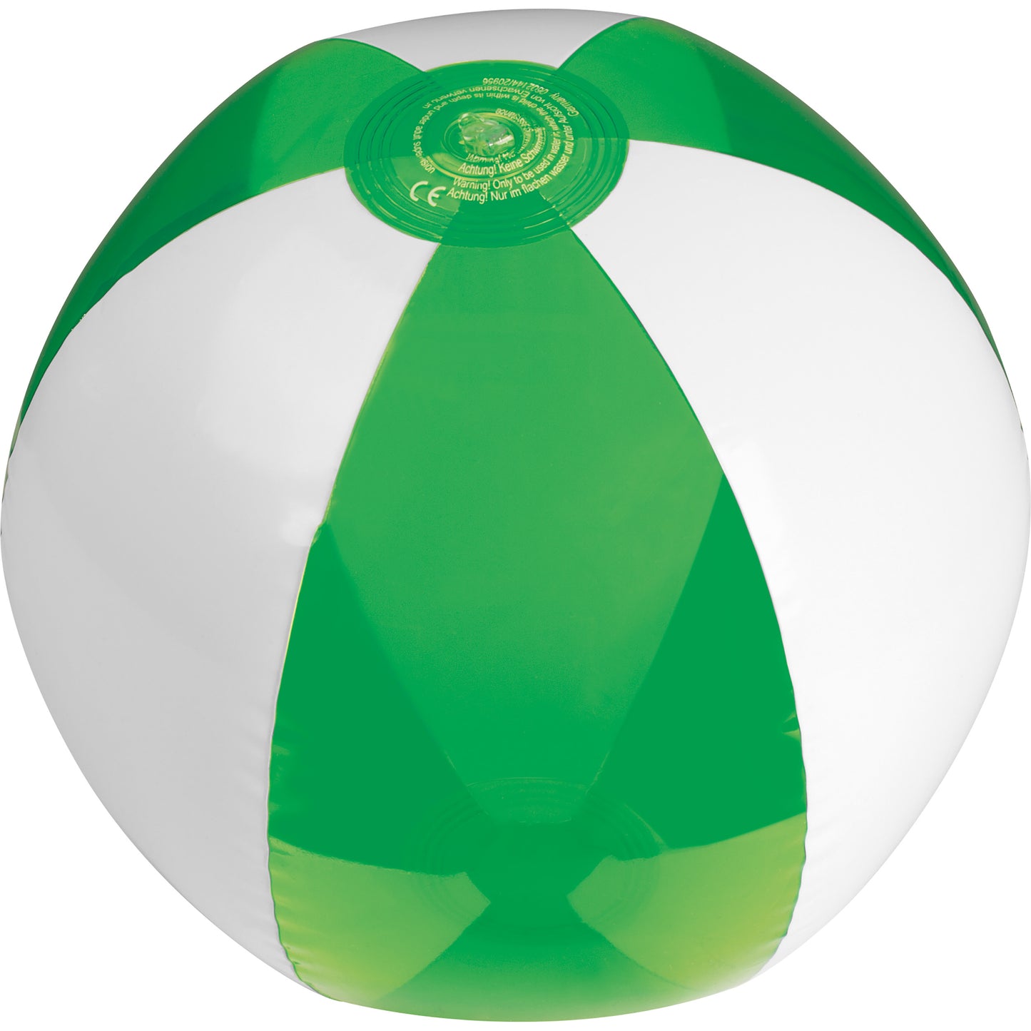 Strandball bicolour farbig/transparent MARGARETHE