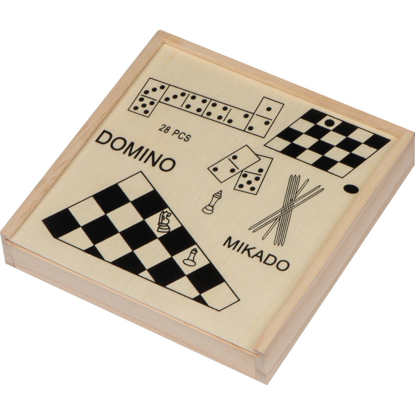 Spieleset in einer Holzbox WINIFRED