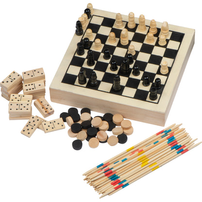 Spieleset in einer Holzbox WINIFRED