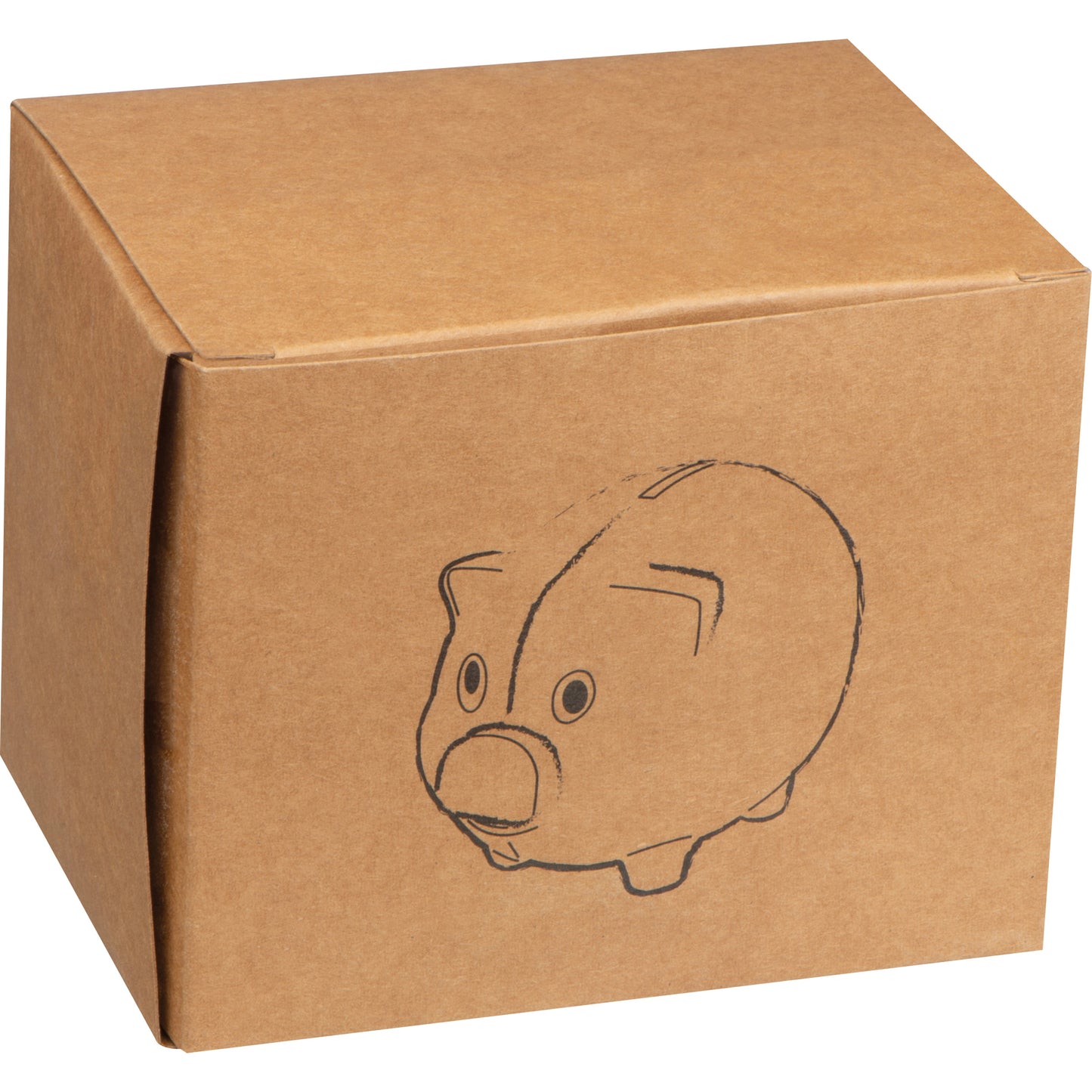Transparentes Sparschwein TRUDY