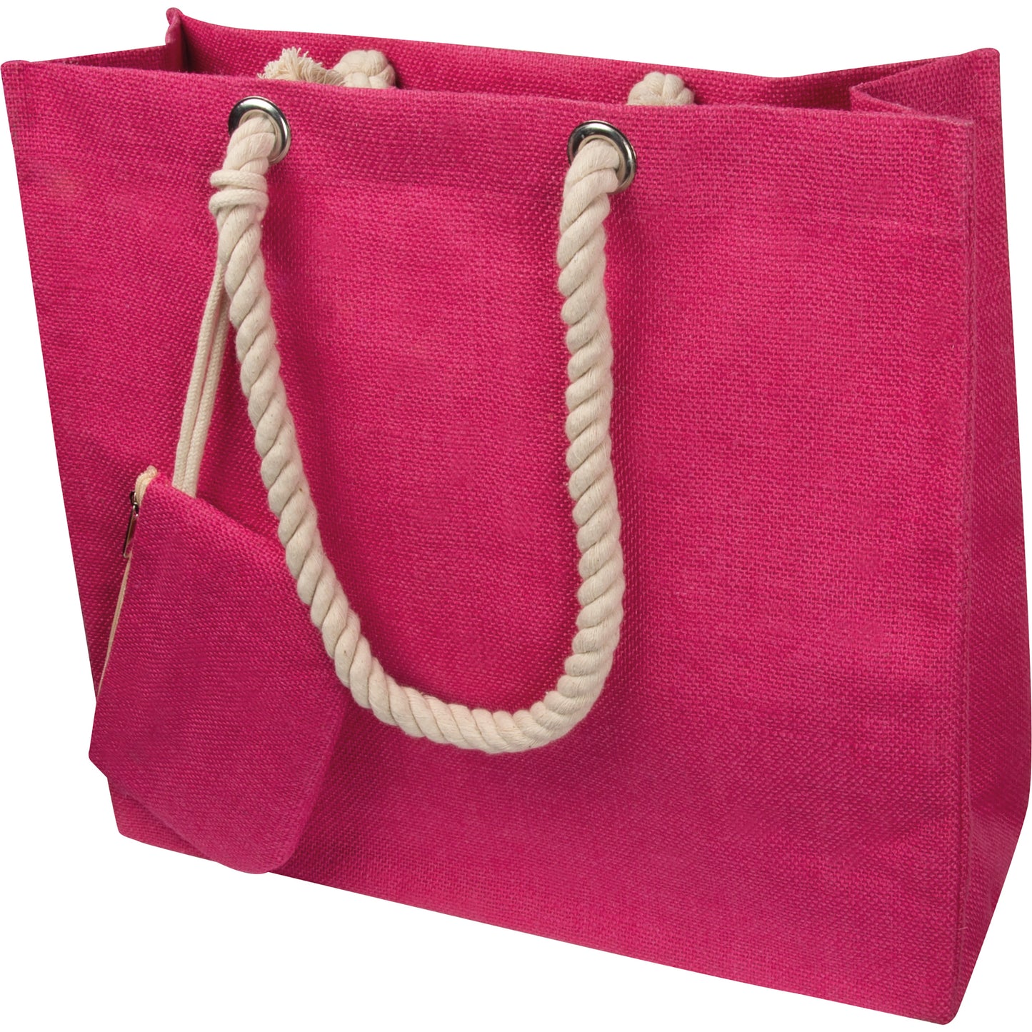 Jutetasche mit Kordelgriffen MILDRED