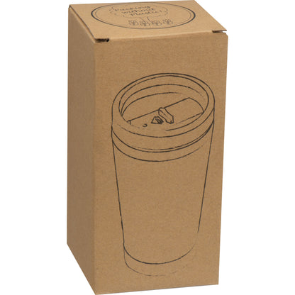 Edelstahlbecher mit Bambusummantelung, 400 ml CHRISTOPH