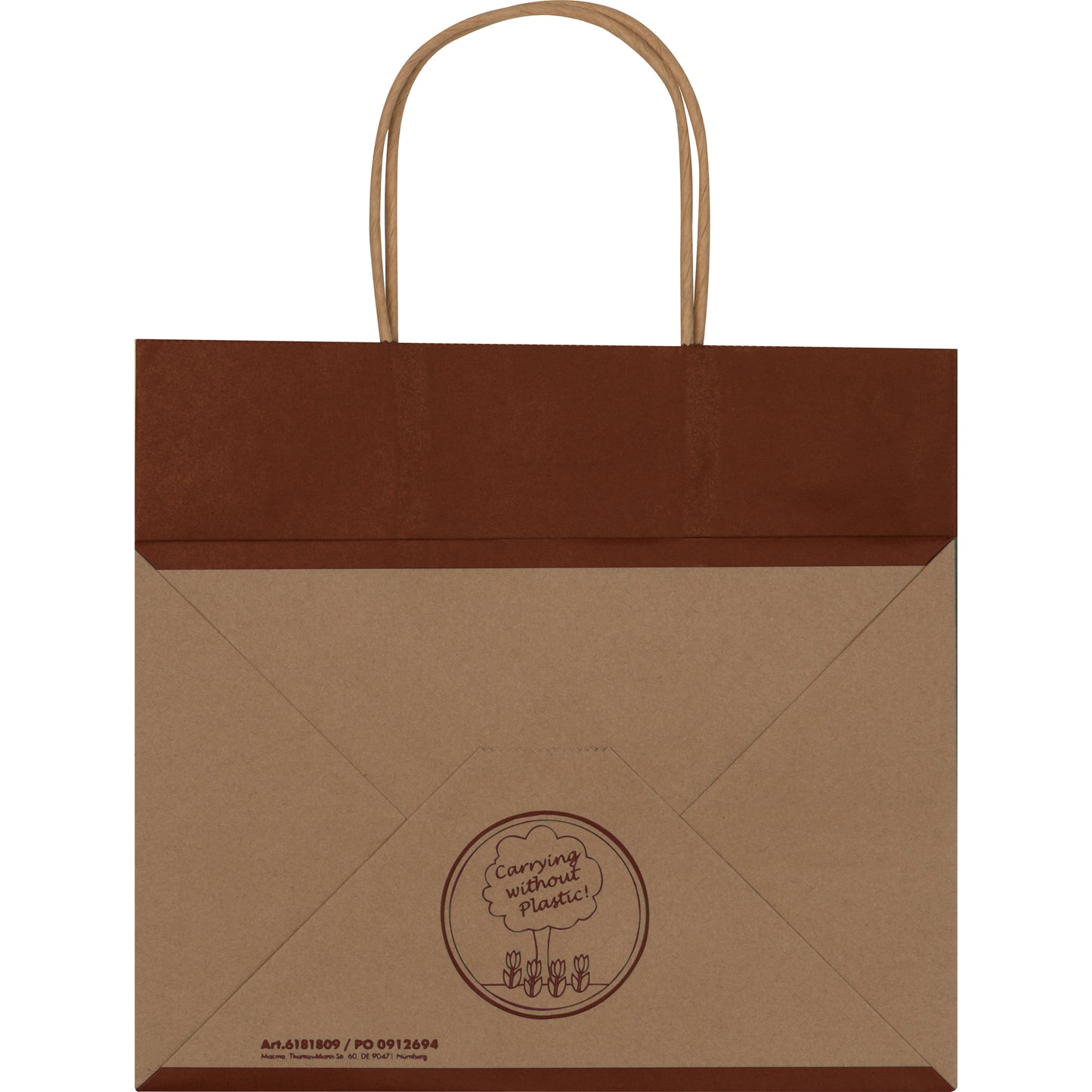 Recycelte Papiertasche klein HILARY