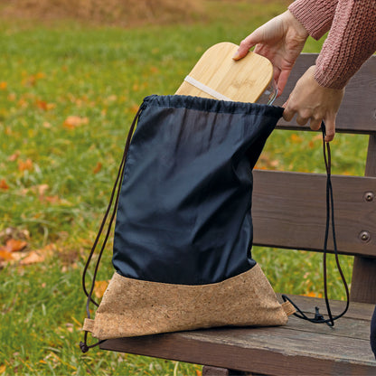 Gymbag aus Polyester mit Korkboden DOMINIKA