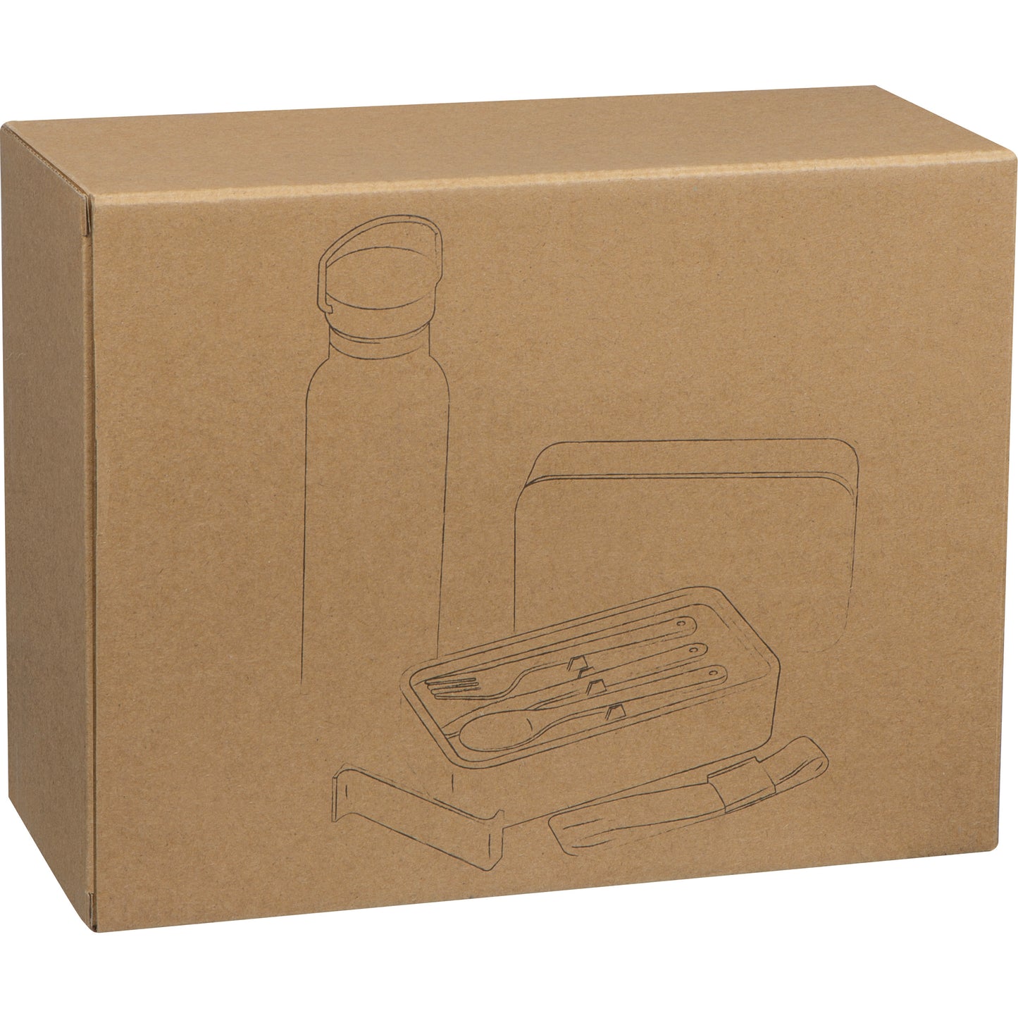 Set aus Lunchbox und Trinkflasche STEPHAN