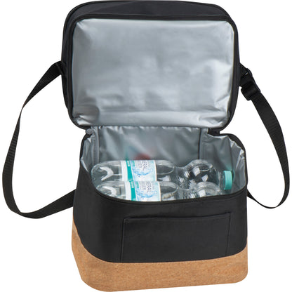 Kühltasche aus RPET mit Extrafach und Korkboden WOLFGANG
