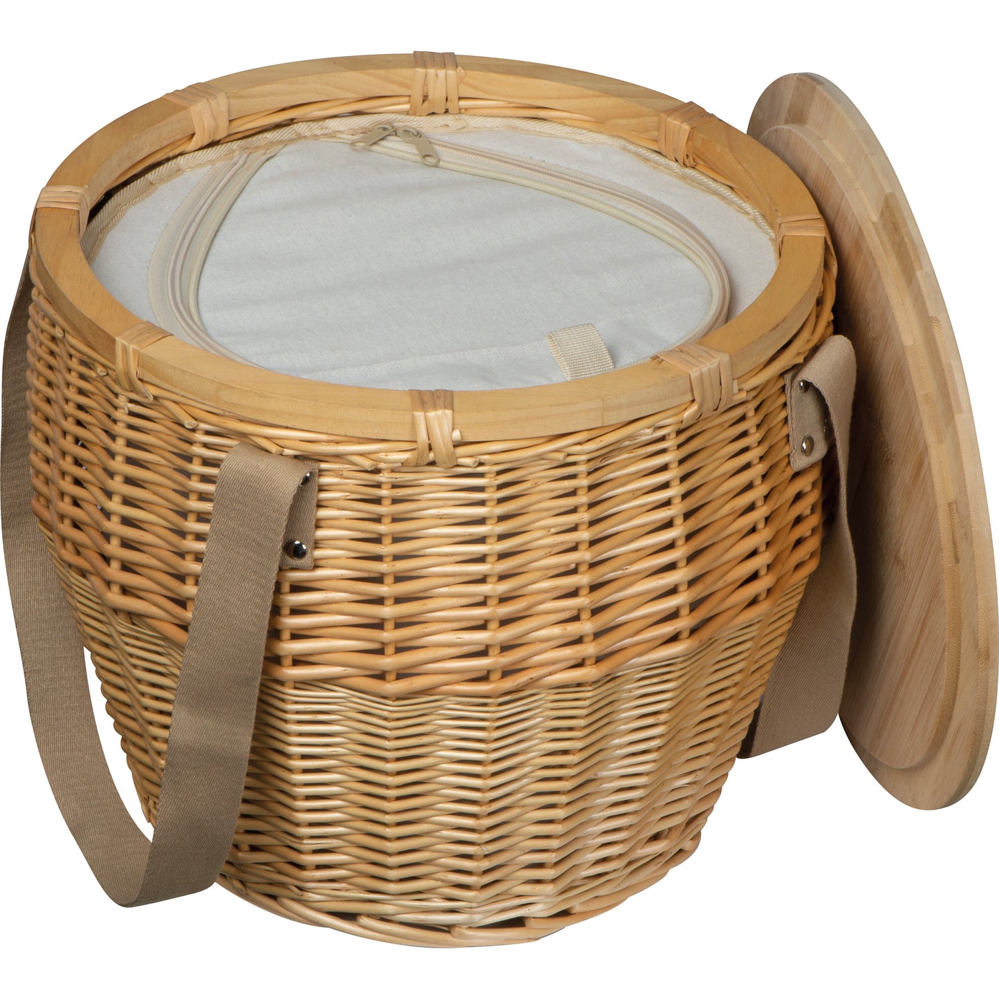Mark Twain Picknickkorb aus Rattan SONIA