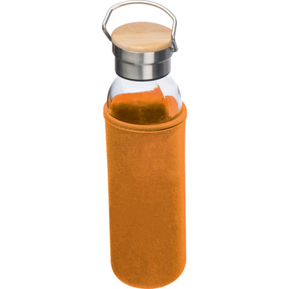 Glasflasche mit Neoprenüberzug, 600ml RAMONA