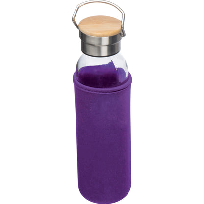 Glasflasche mit Neoprenüberzug, 600ml RAMONA