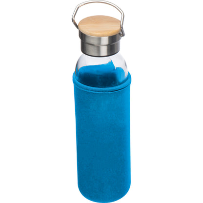 Glasflasche mit Neoprenüberzug, 600ml RAMONA