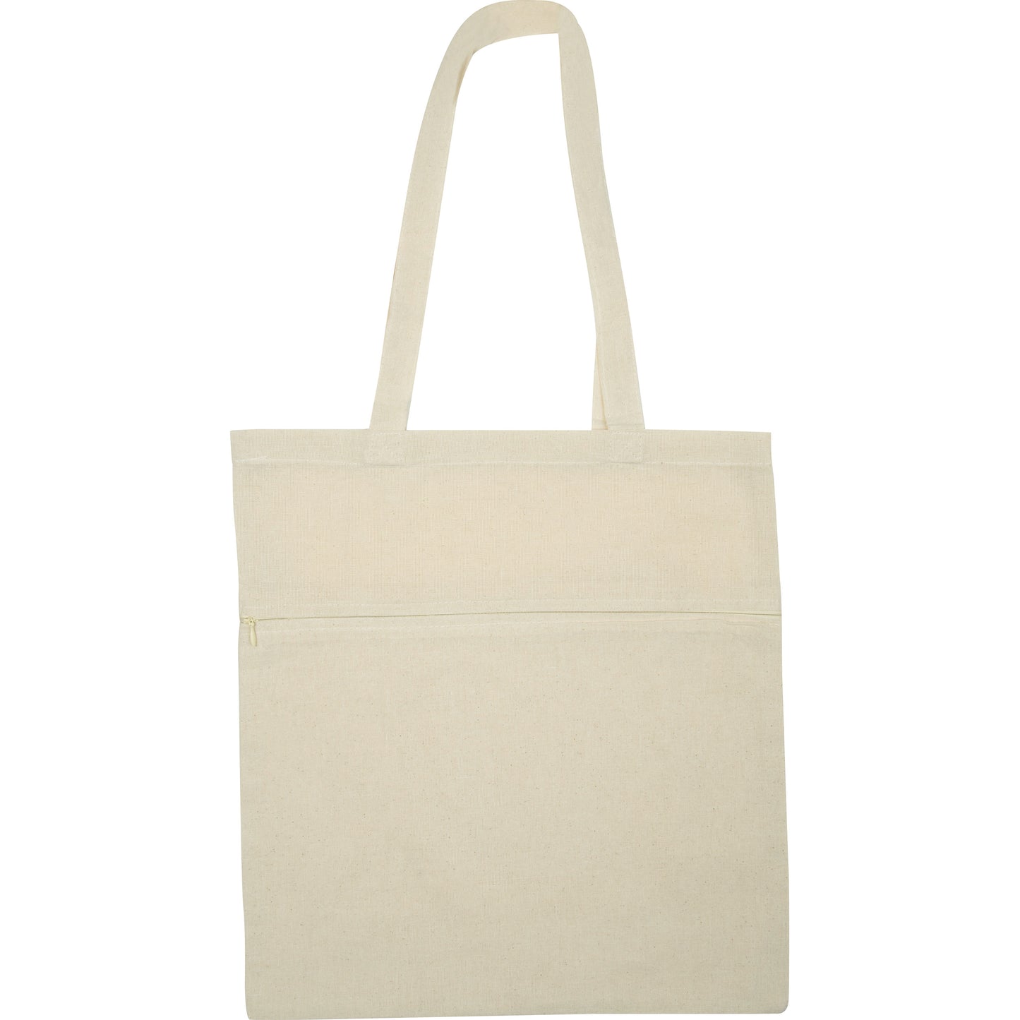 Baumwolltasche mit Reißverschlussfach NORBERT