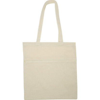 Baumwolltasche mit Reißverschlussfach NORBERT