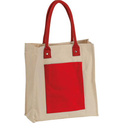 Canvas Shopper mit langen Henkeln RODOLFO
