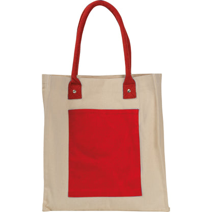 Canvas Shopper mit langen Henkeln RODOLFO