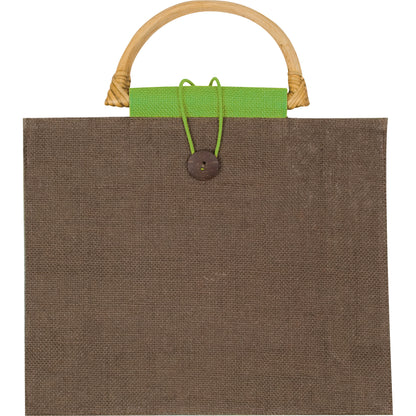 Jutetasche mit Bambusgriffen JENNIFER