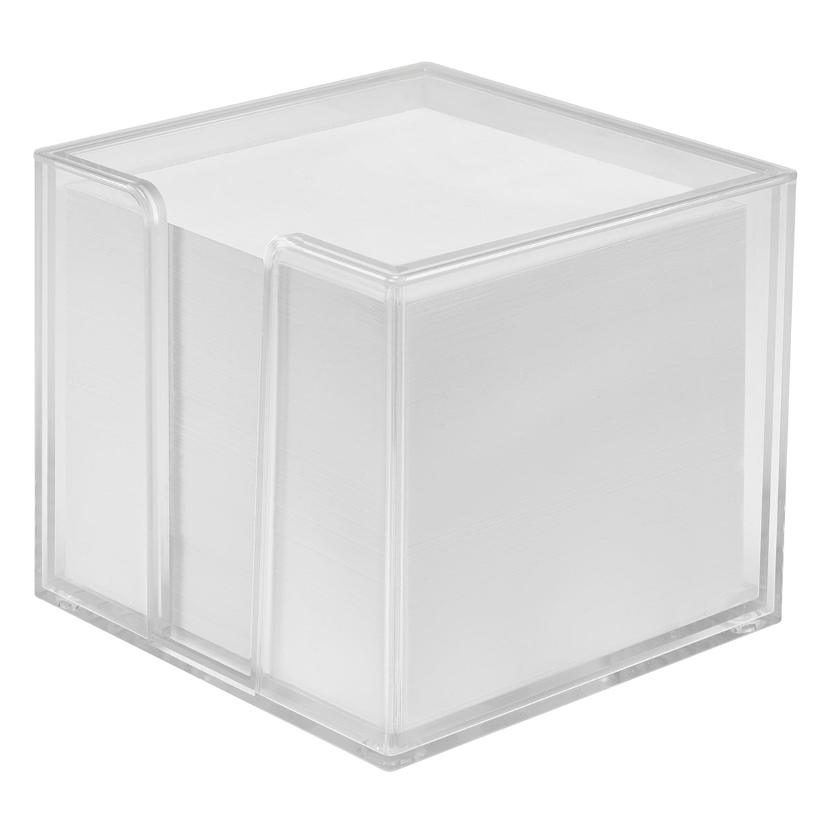 Zettelbox "Sigma", doppelwandig glasklar
