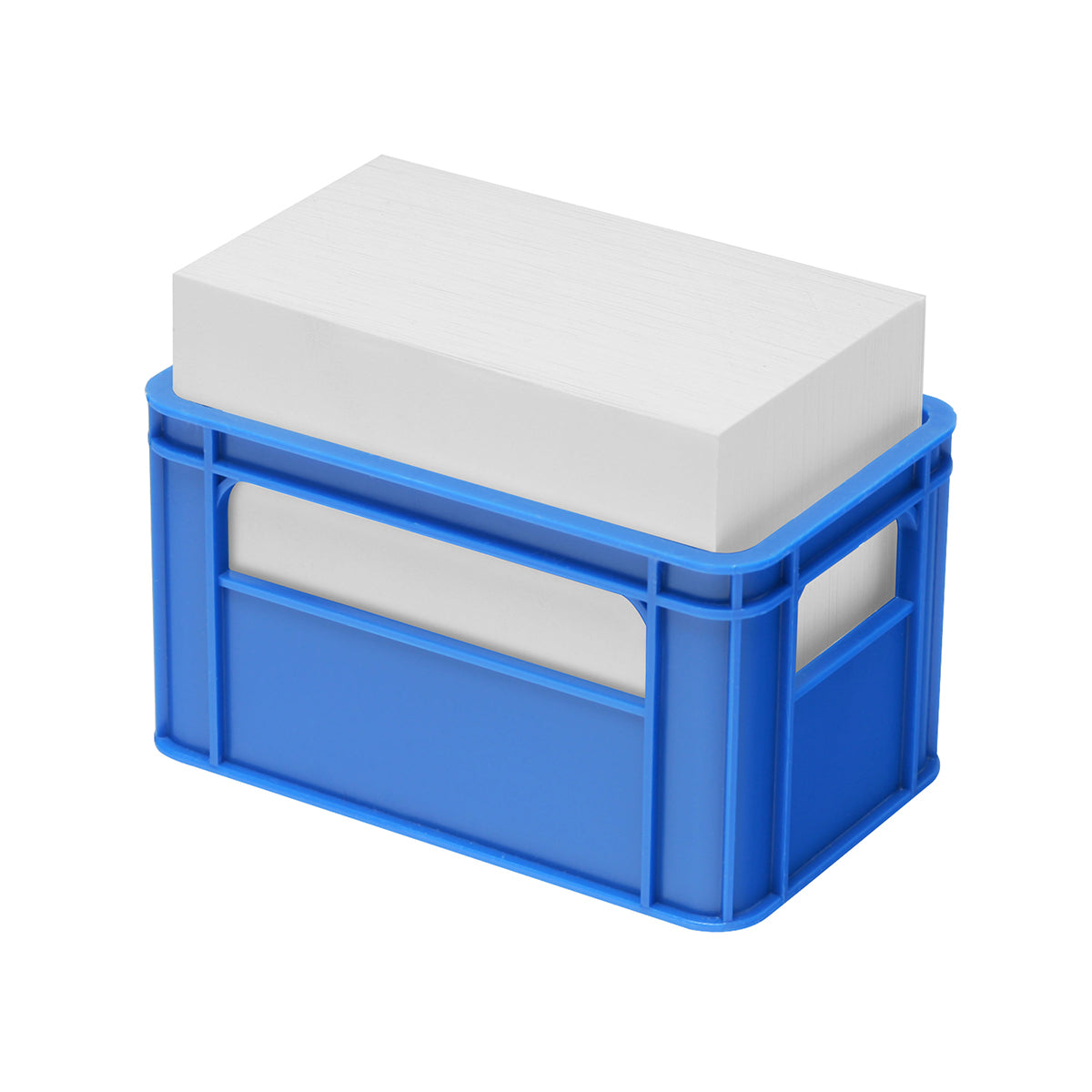 Zettelbox "Getränkekasten" blau
