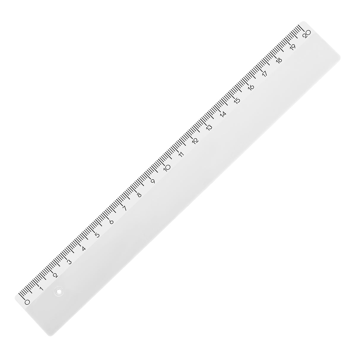 Lineal 20 cm weiß