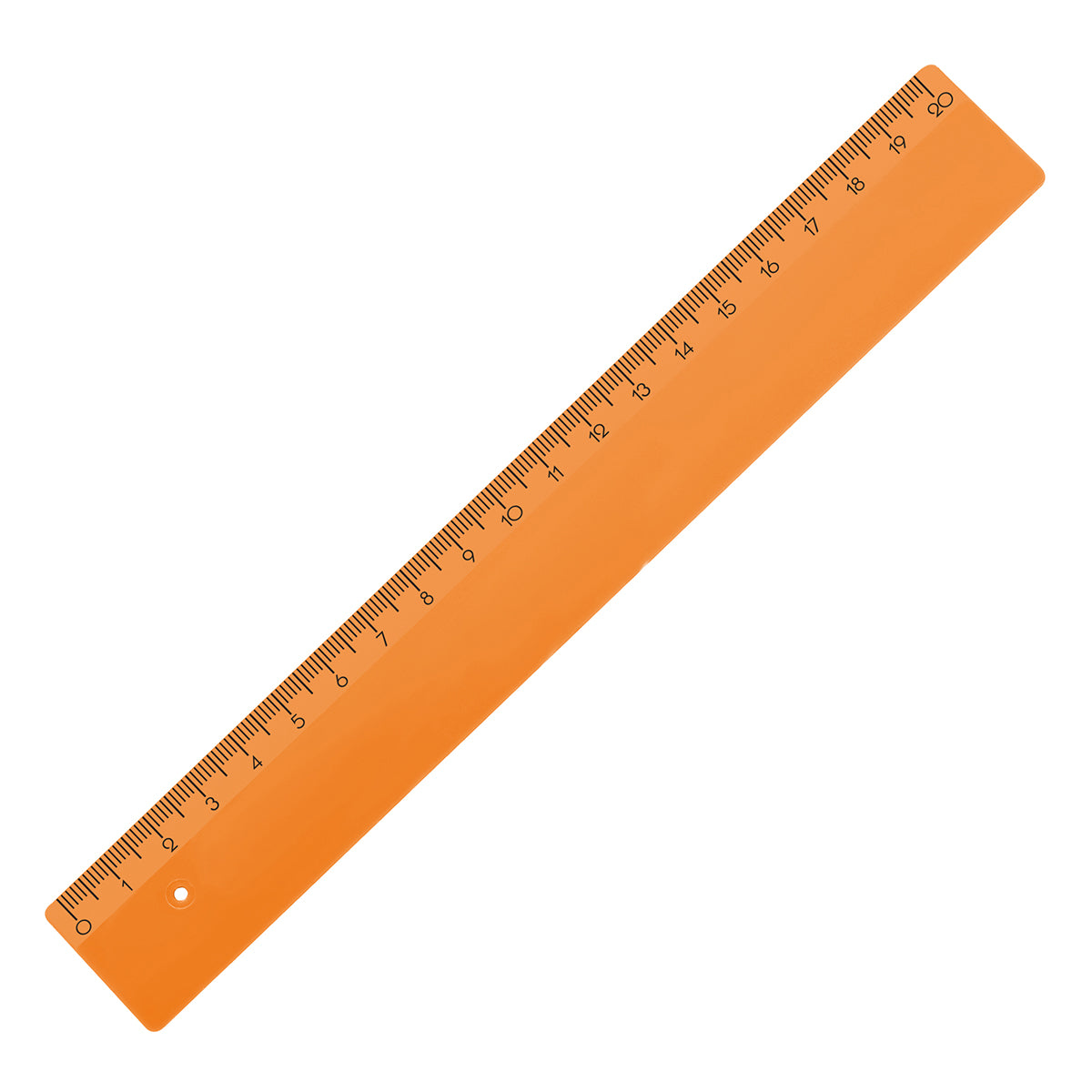 Lineal 20 cm orange