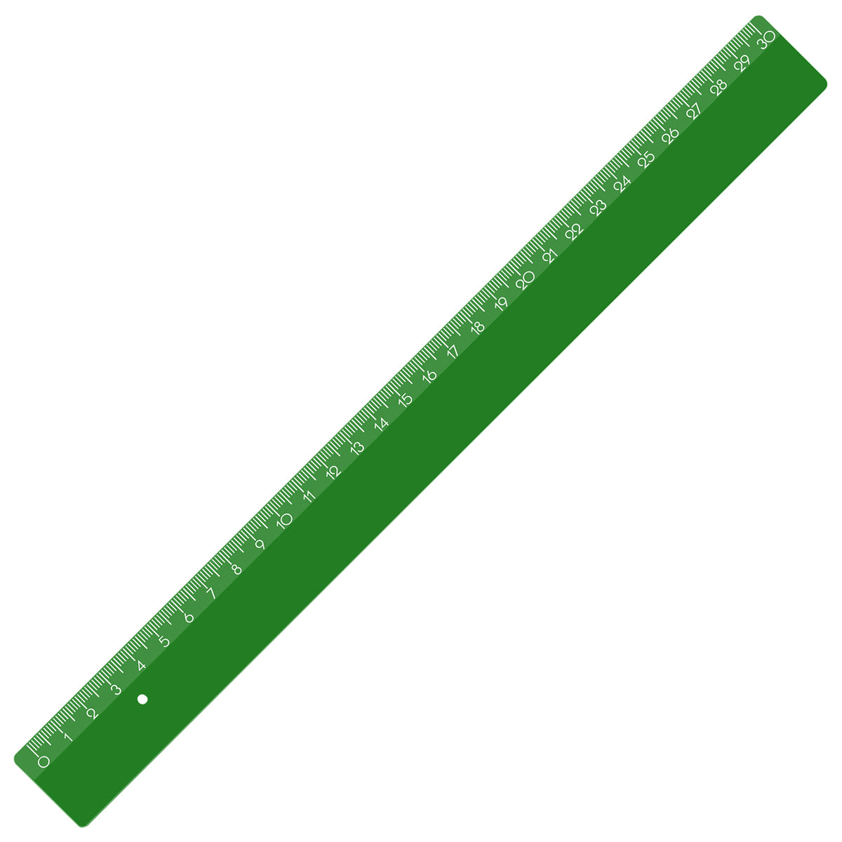 Lineal 30 cm grün