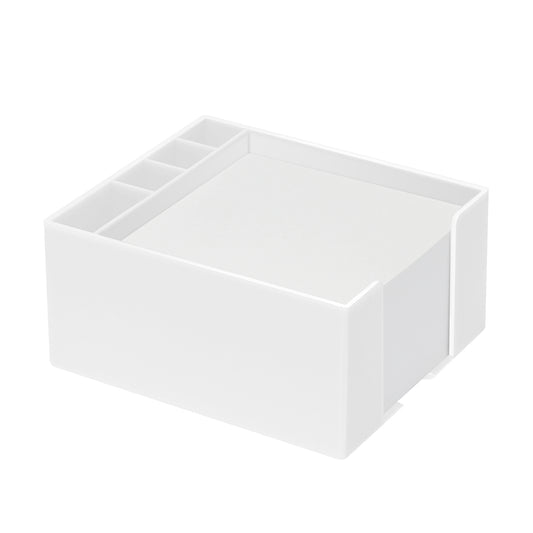 Zettelbox mit Köcher "Ypsilon" weiß