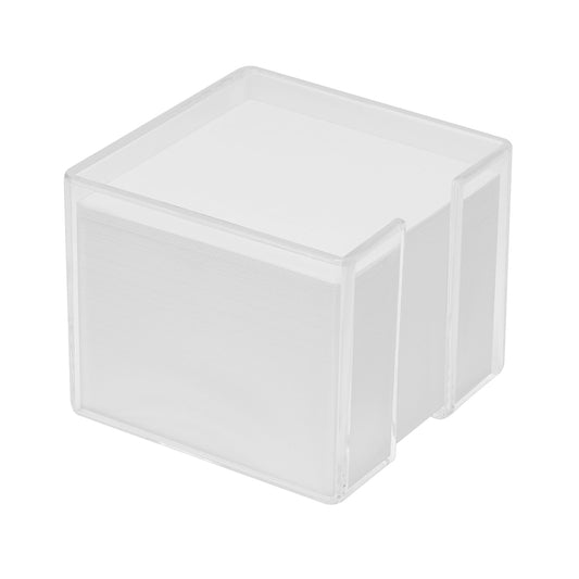 Zettelbox, dickwandig "Omikron" glasklar