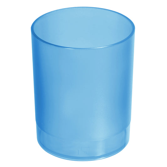 Stifteköcher gefrostet blau