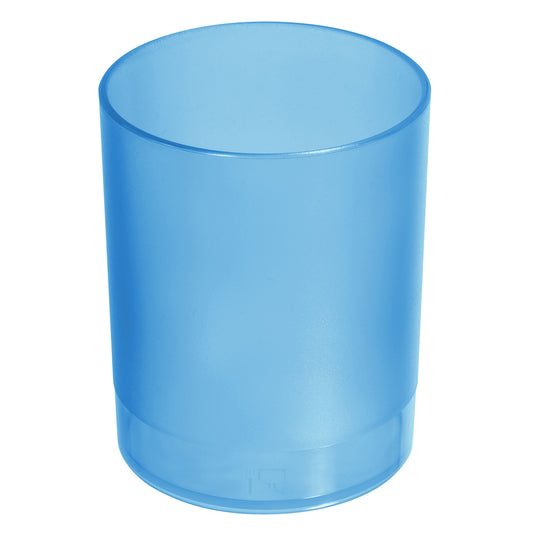 Zahnputzbecher gefrostet blau