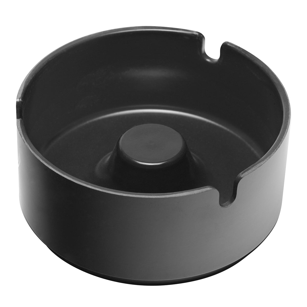 Aschenbecher, stapelbar schwarz