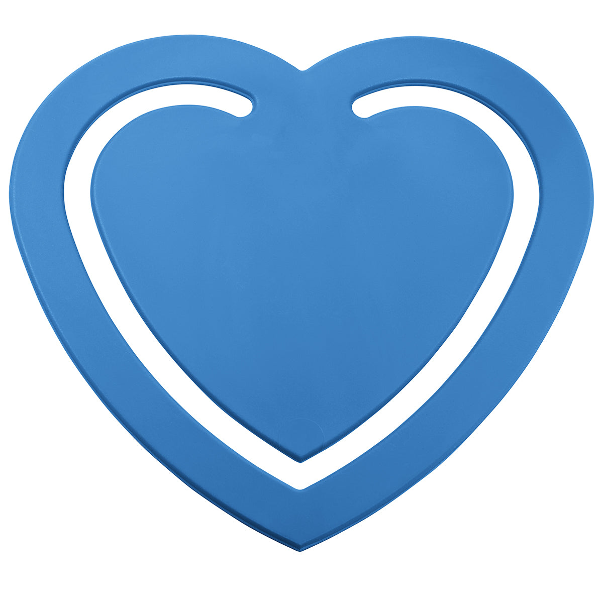 Zettelklammer Recycling "Herz" recycling blau