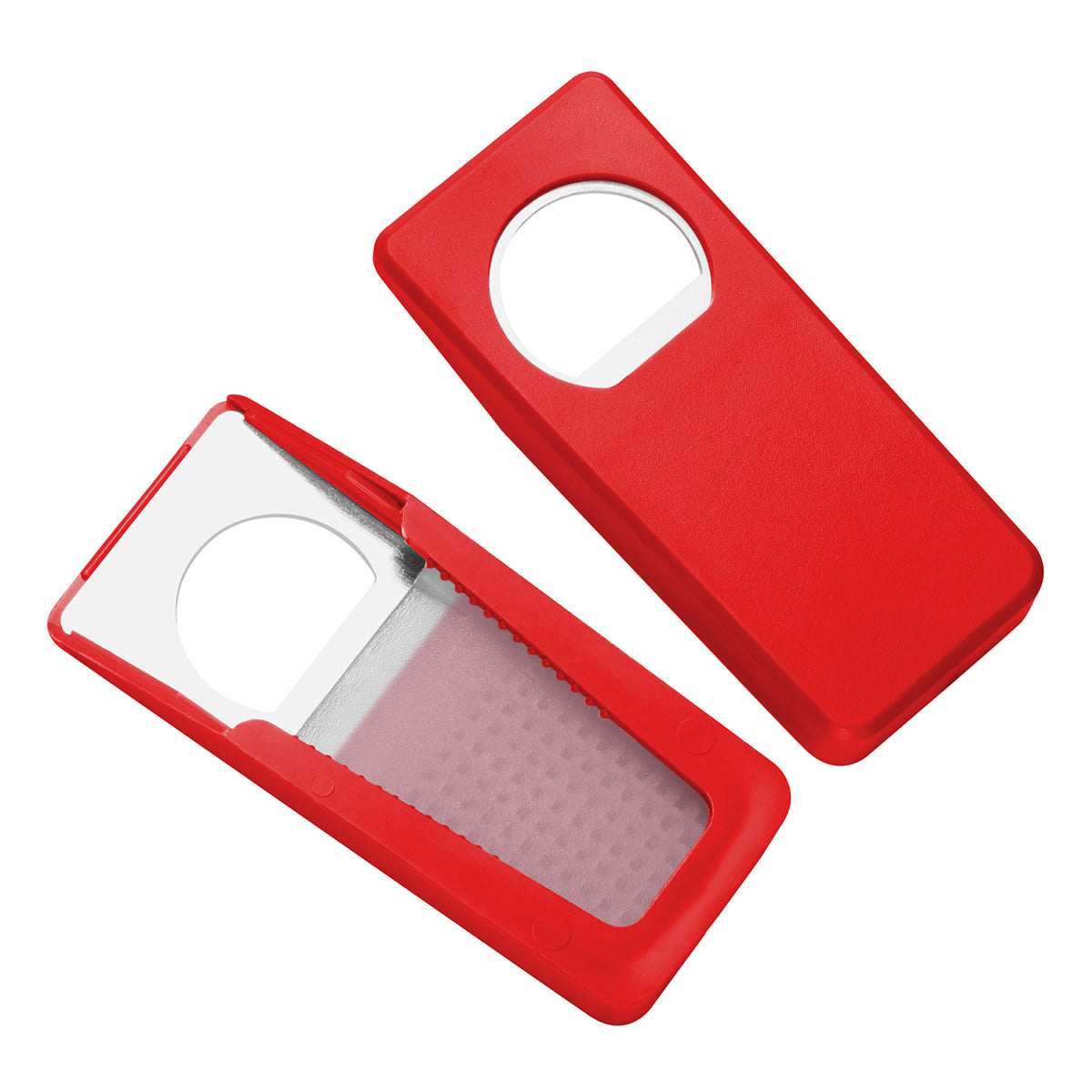 Flaschenöffner mit Verschluss "Alpha" rot