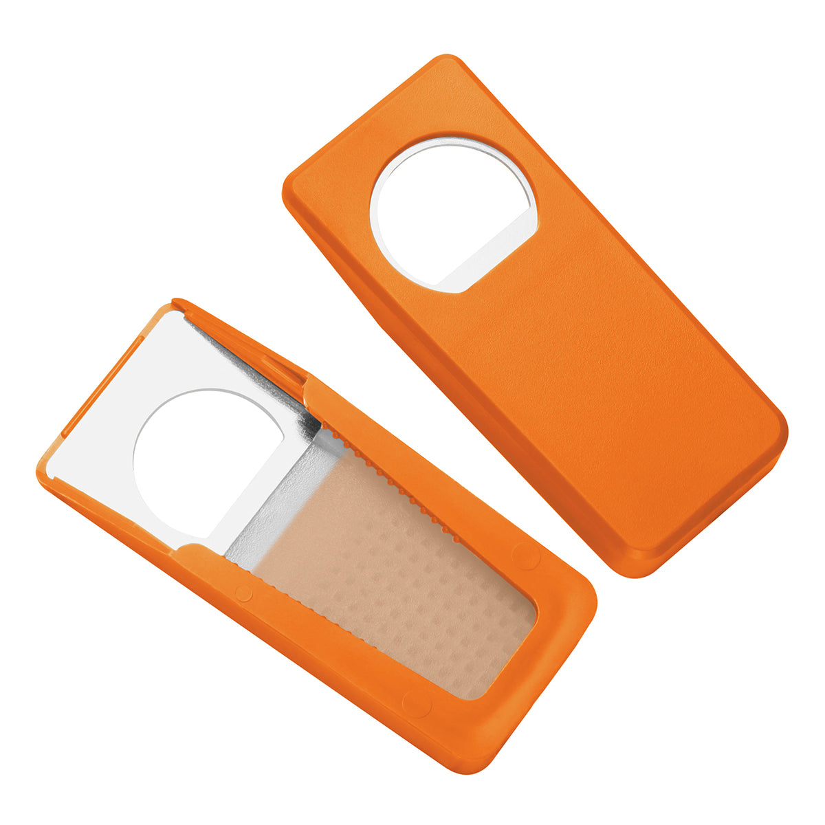 Flaschenöffner mit Verschluss "Alpha" orange