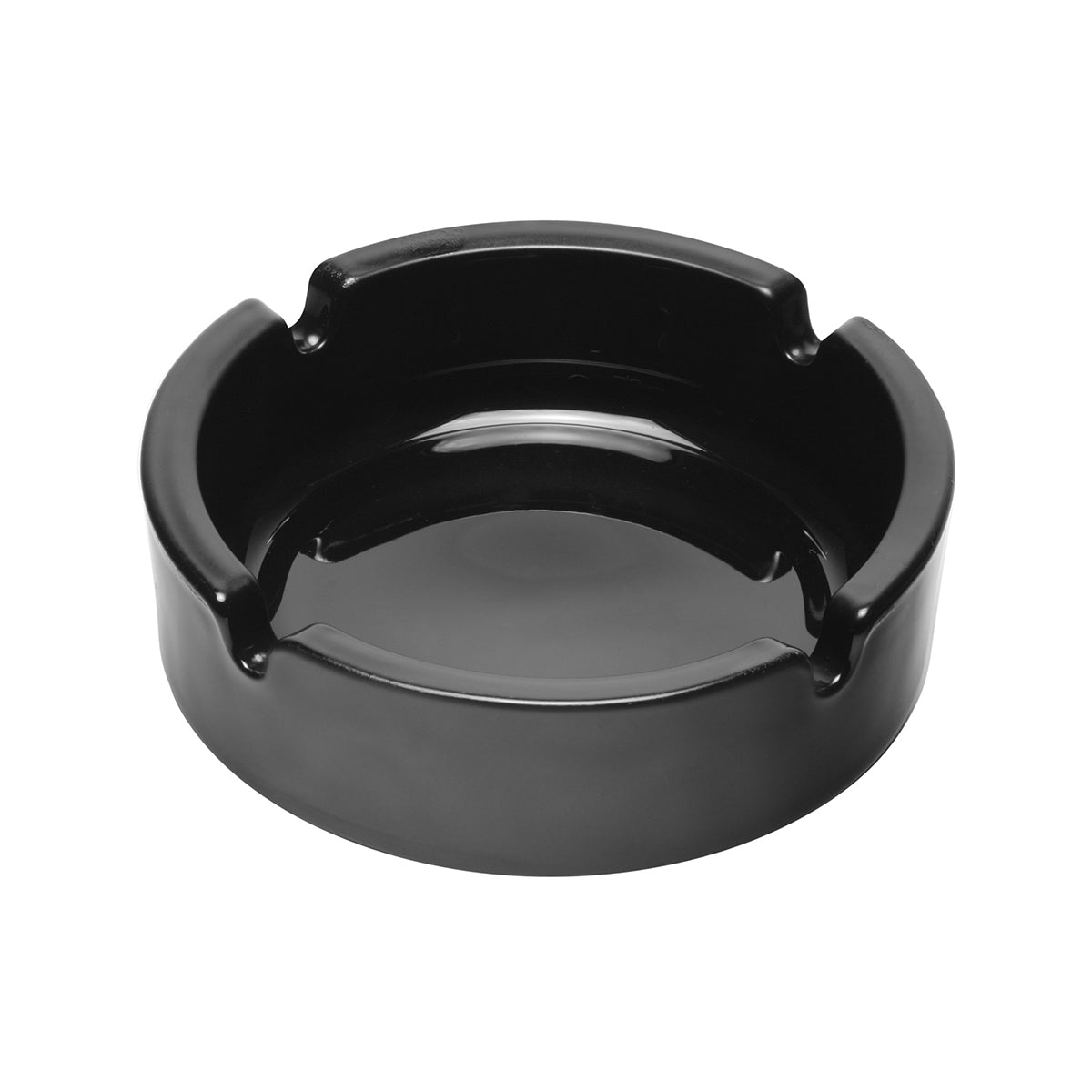 Glasaschenbecher schwarz