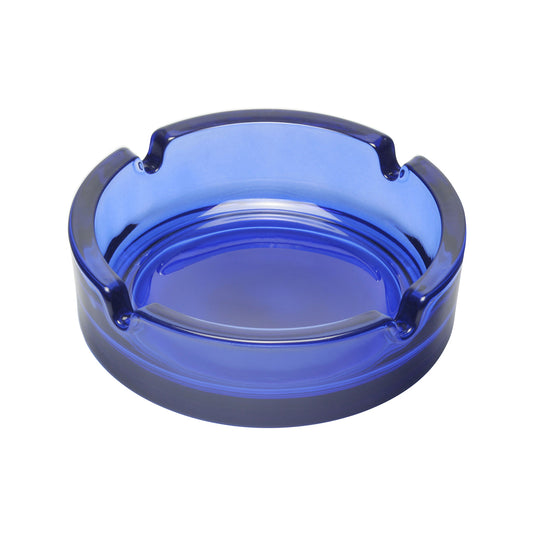 Glasaschenbecher blau-transparent