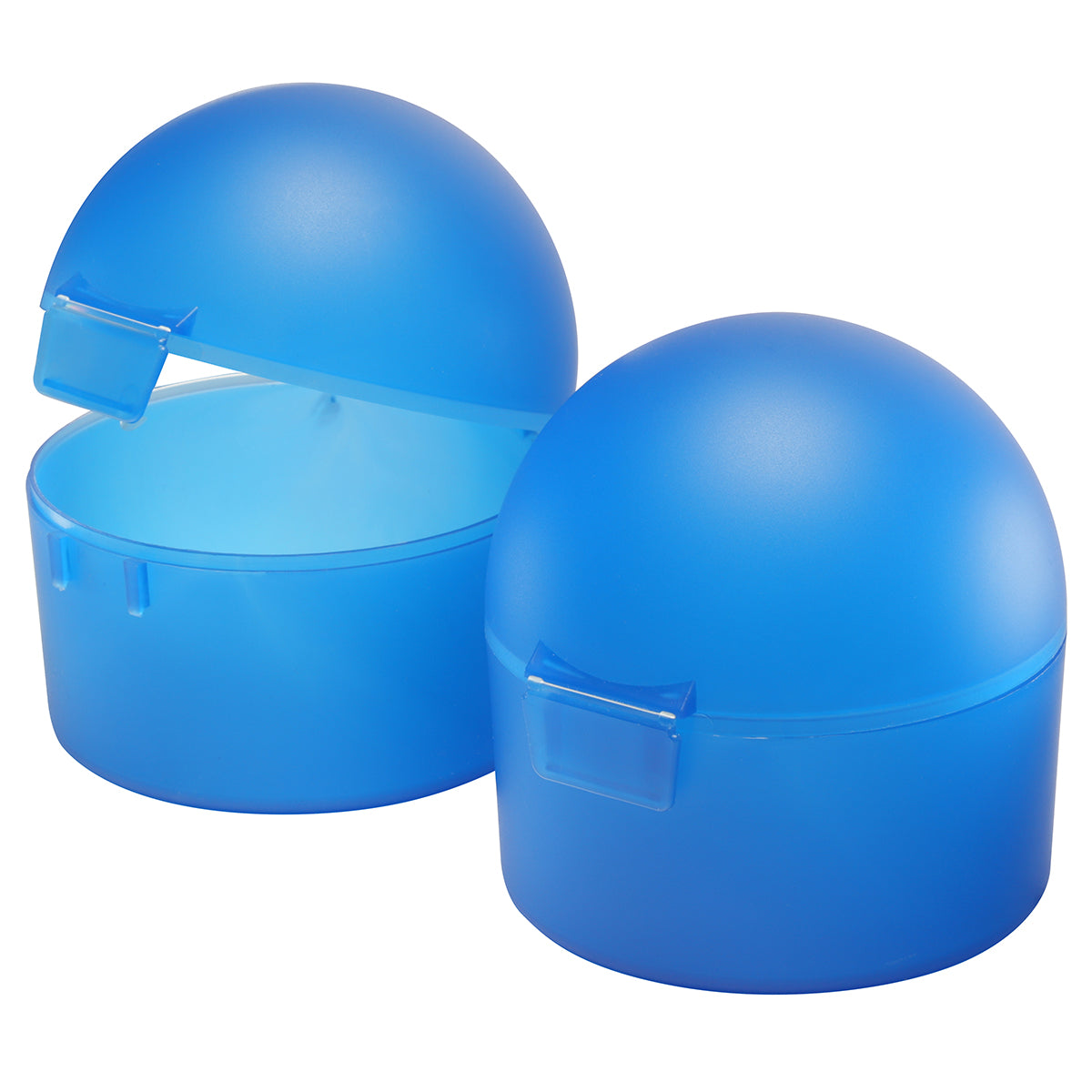 Obstdose gefrostet blau
