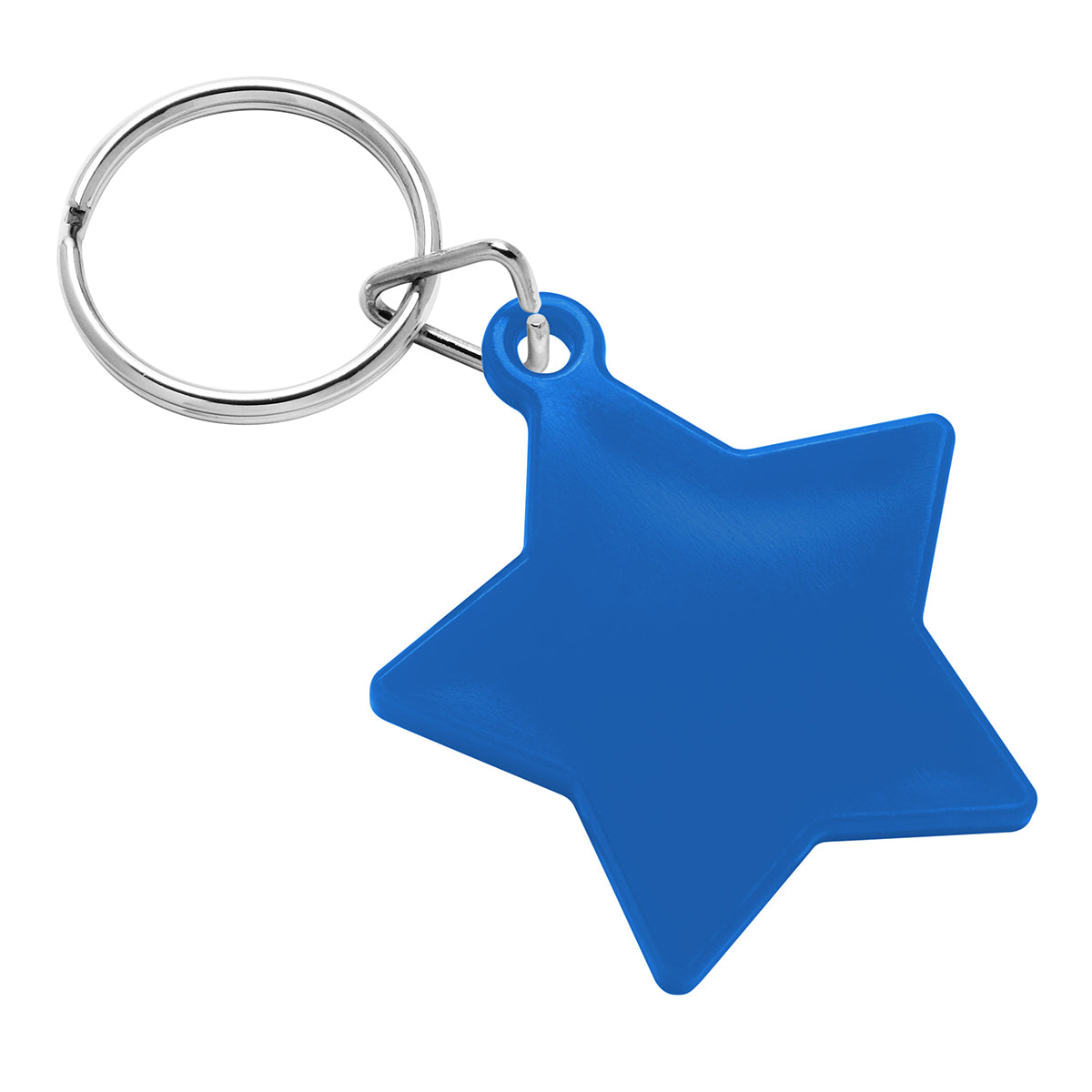 Schlüsselanhänger "Stern" blau
