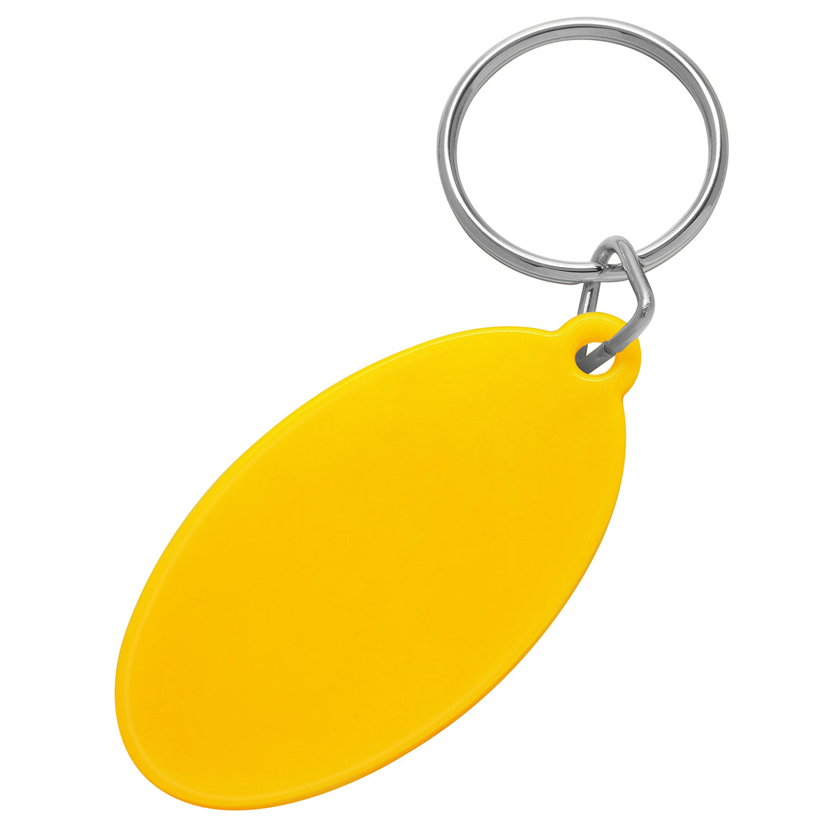 Schlüsselanhänger "Oval" gelb