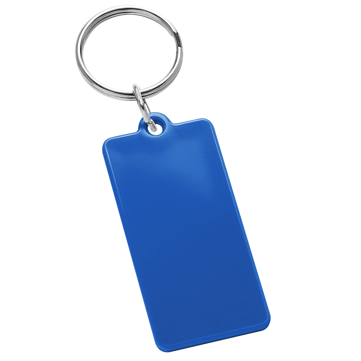 Schlüsselanhänger "Rechteck" blau