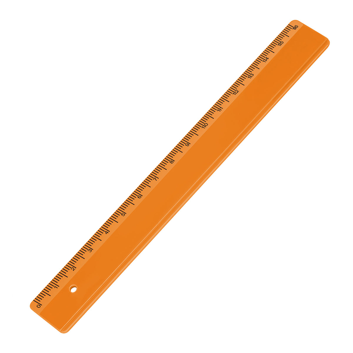 Lineal 16 cm orange