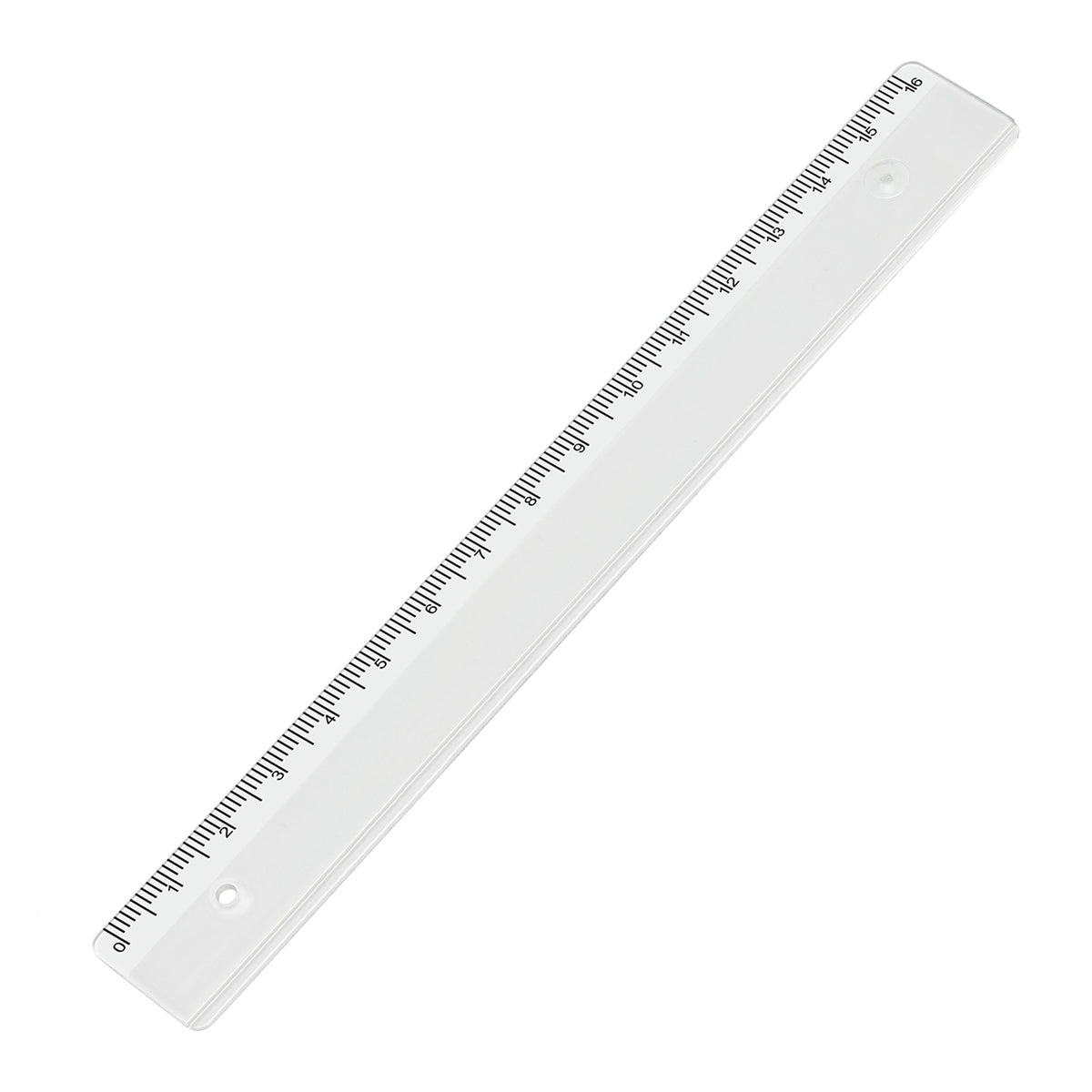 Lineal 16 cm glasklar