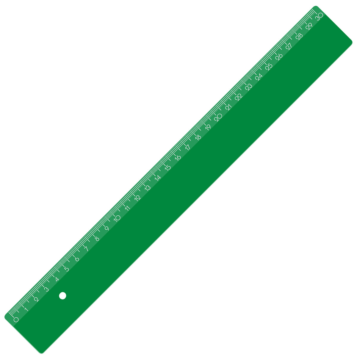Lineal 30 cm grün