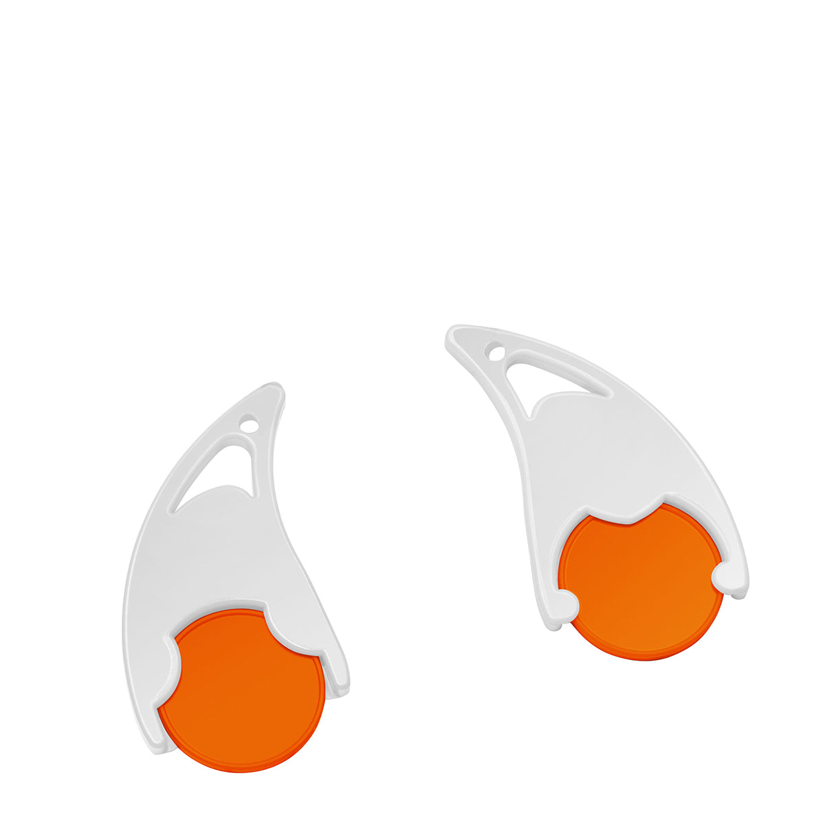 Chiphalter mit  1€-Chip "Epsilon" orange
