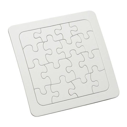 Puzzle "Quadrat" weiß
