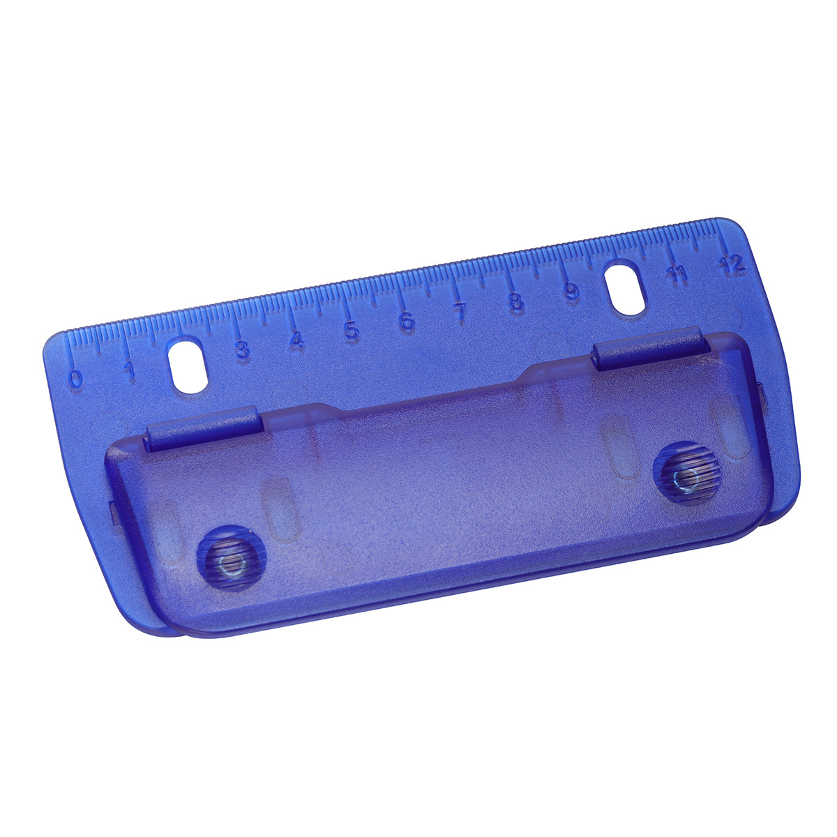 Locher gefrostet blau