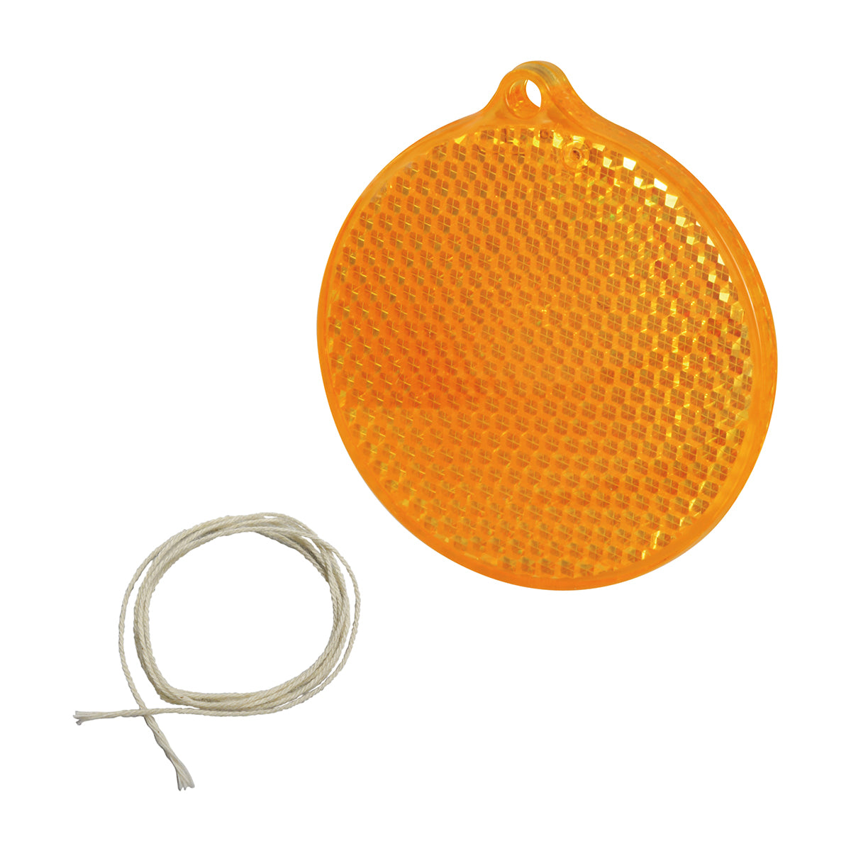 Sicherheits-Reflektor "Kreis" orange-transparent