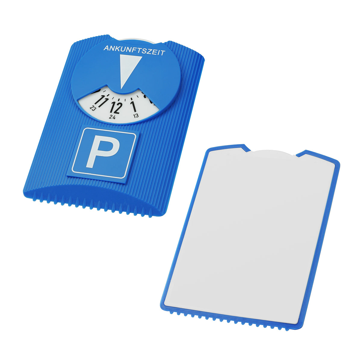Parkscheibe "Design Trio" blau